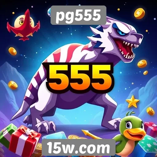 Variedade de jogos disponíveis no pg555